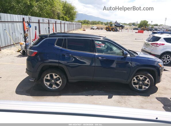3C4NJDCBXMT601870 2021 JEEP COMPASS Blue Rear interior view