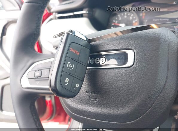 3C4NJDCN1RT600172 2024 JEEP COMPASS Red Dashboard view