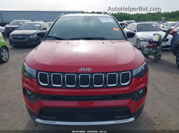 3C4NJDCN1RT600172 2024 JEEP COMPASS Red Instrument cluster view