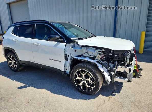 3C4NJDCN3ST619389 2025 JEEP COMPASS White Przód prawy