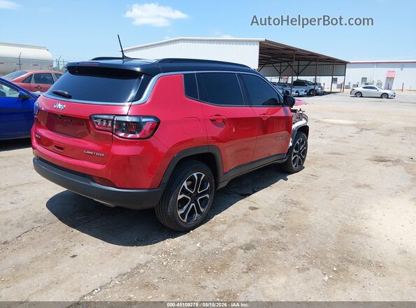 3C4NJDCN5PT565519 2023 JEEP COMPASS Red Задня права чверть