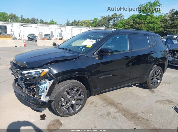 3C4NJDCN5RT159646 2024 JEEP COMPASS Black წინა მარცხენა ხედი სამი მეოთხედიდან