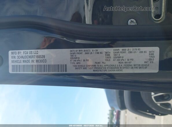 3C4NJDCN6RT166539 2024 JEEP COMPASS Black Engine compartment view