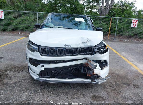 3C4NJDCN7ST591838 2025 JEEP COMPASS Белый Вид щитка приборов