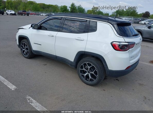 3C4NJDCNXST556257 2025 JEEP COMPASS White Задня ліва чверть