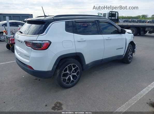 3C4NJDCNXST556257 2025 JEEP COMPASS White Задня права чверть