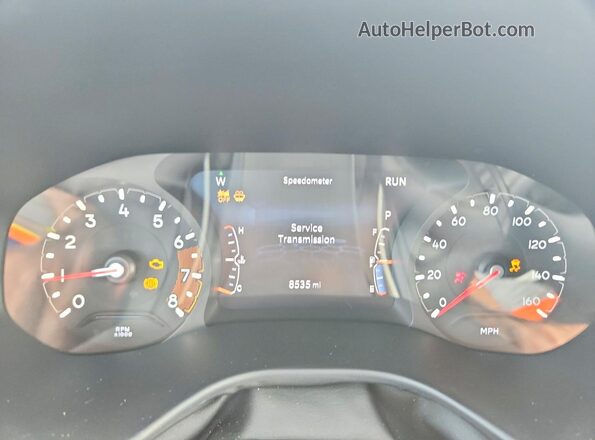 3C4NJDCNXTT188082 2026 JEEP COMPASS White Vista del cuadro de instrumentos