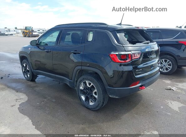 3C4NJDDB0JT210740 2018 JEEP COMPASS Black უკანა მარცხენა