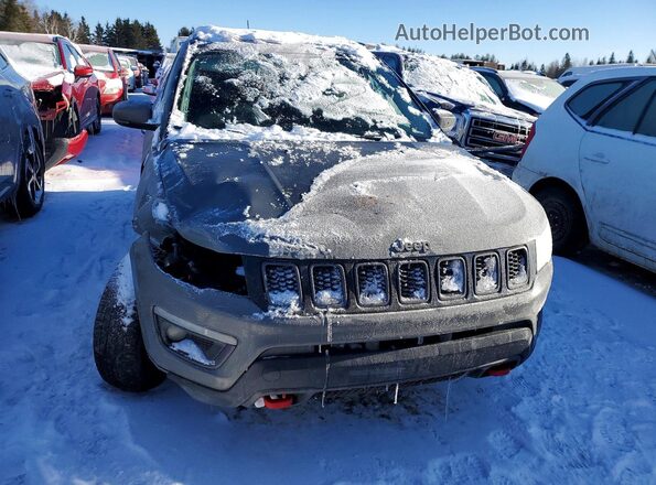 3C4NJDDB0MT602444 2021 JEEP COMPASS Gray წინა ხედი