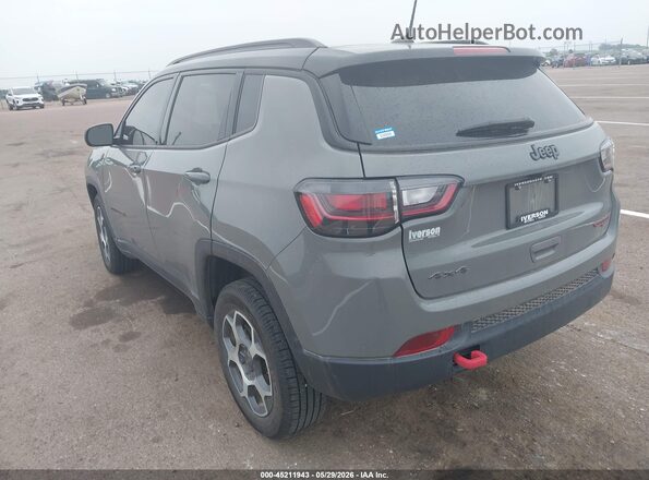 3C4NJDDB0NT198708 2022 JEEP COMPASS Gray Rear left