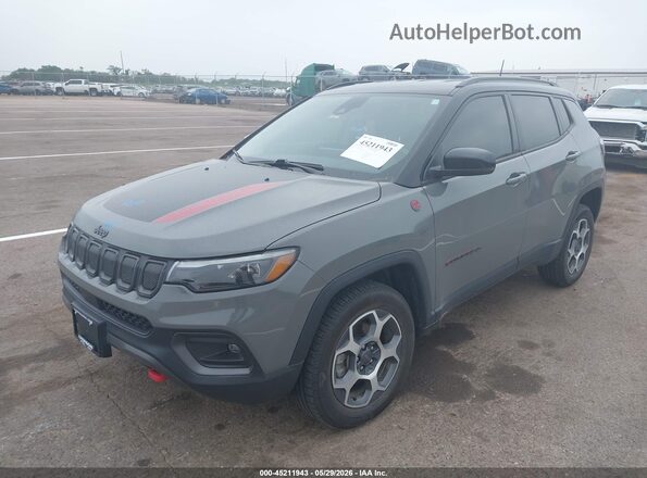 3C4NJDDB0NT198708 2022 JEEP COMPASS Gray Front left