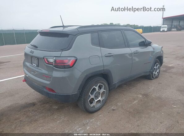 3C4NJDDB0NT198708 2022 JEEP COMPASS Gray Rear right
