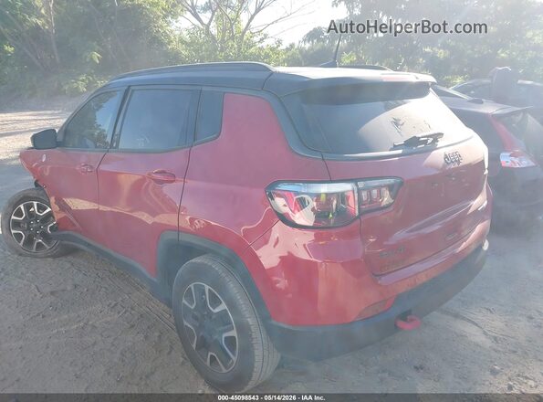 3C4NJDDB1KT766427 2019 JEEP COMPASS Red Հետևի ձախ