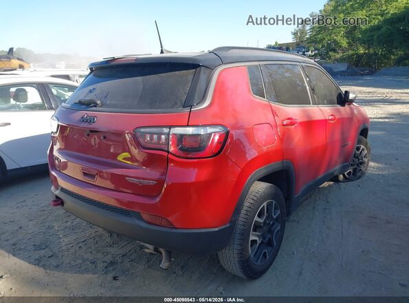 3C4NJDDB1KT766427 2019 JEEP COMPASS Red Հետևի աջ