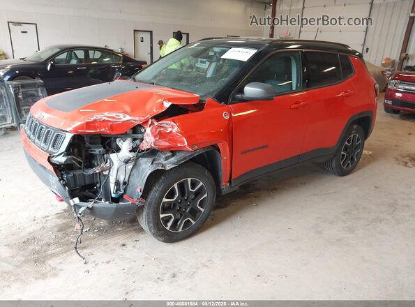 3C4NJDDB1LT236802 2020 JEEP COMPASS Orange Przód lewy