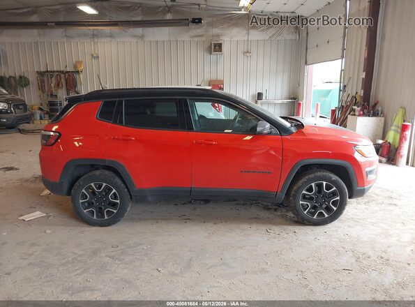 3C4NJDDB1LT236802 2020 JEEP COMPASS Orange Widok wnętrza z tyłu