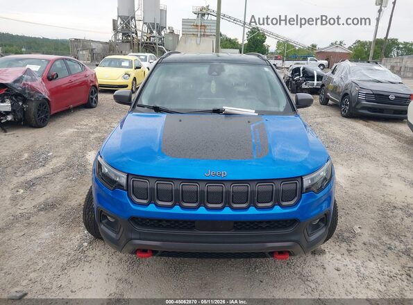 3C4NJDDB1NT111947 2022 JEEP COMPASS Blue 