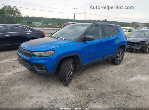 3C4NJDDB1NT111947 2022 JEEP COMPASS Blue 