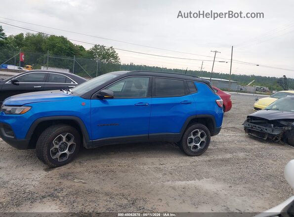 3C4NJDDB1NT111947 2022 JEEP COMPASS Blue 