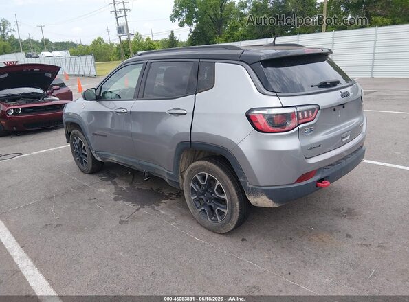 3C4NJDDB2KT668815 2019 JEEP COMPASS Gray Trasero izquierdo
