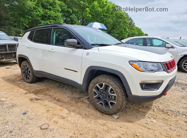 3C4NJDDB3KT723191 2019 JEEP COMPASS Белый Передняя правая четверть