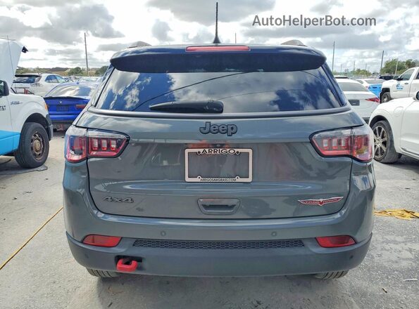 3C4NJDDB3LT132960 2020 JEEP COMPASS Gray Vista trasera