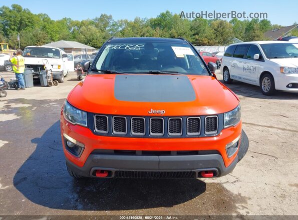 3C4NJDDB4HT656447 2017 JEEP NEW COMPASS Orange Vista del cuadro de instrumentos