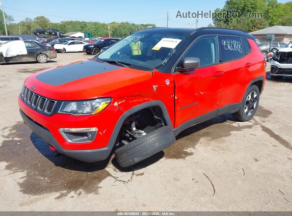 3C4NJDDB4HT656447 2017 JEEP NEW COMPASS Orange Vista tres cuartos delantera izquierda
