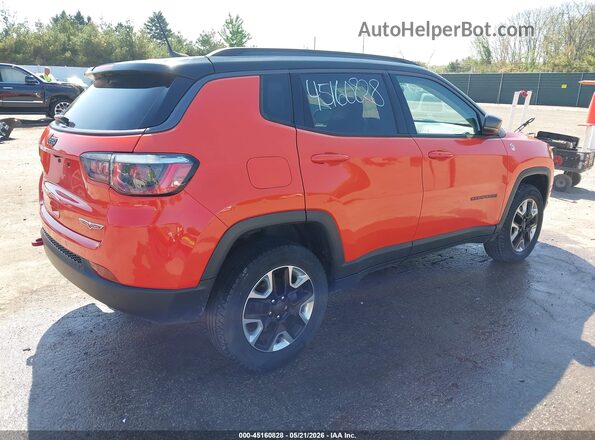 3C4NJDDB4HT656447 2017 JEEP NEW COMPASS Orange Trasero derecho