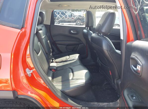 3C4NJDDB4HT656447 2017 JEEP NEW COMPASS Orange Vista de la etiqueta del VIN