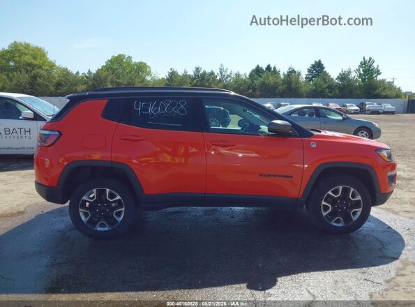 3C4NJDDB4HT656447 2017 JEEP NEW COMPASS Orange Vista interior trasera