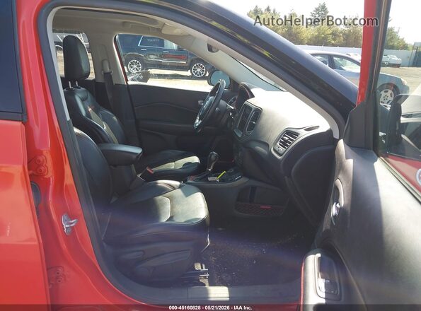 3C4NJDDB4HT656447 2017 JEEP NEW COMPASS Orange Vista interior delantera