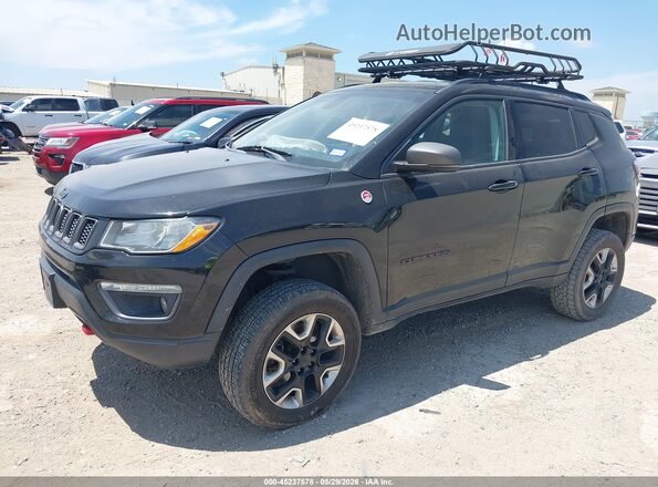 3C4NJDDB4JT324143 2018 JEEP COMPASS Black Front left