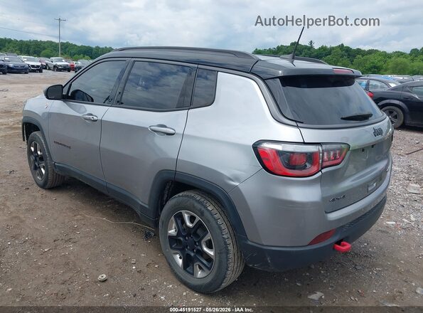 3C4NJDDB4JT465505 2018 JEEP COMPASS Silver უკანა მარცხენა