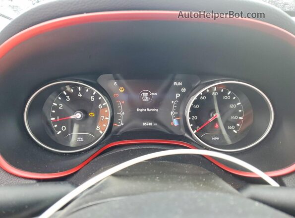 3C4NJDDB4LT239158 2020 JEEP COMPASS Gray Вид щитка приладів