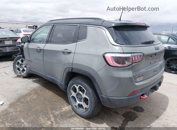 3C4NJDDB4NT106144 2022 JEEP COMPASS Gray Trasero izquierdo