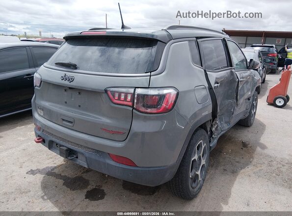 3C4NJDDB4NT106144 2022 JEEP COMPASS Gray Trasero derecho