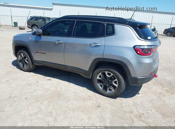 3C4NJDDB5JT348273 2018 JEEP COMPASS Silver Задня ліва чверть