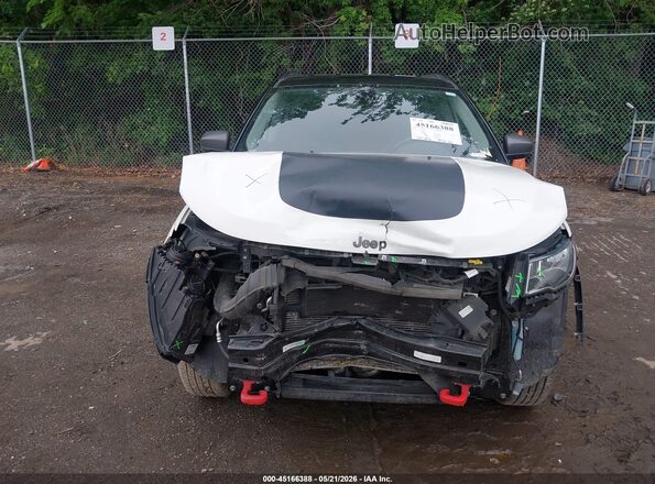 3C4NJDDB5KT721166 2019 JEEP COMPASS White ხელსაწყოთა პანელის ხედი