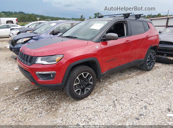 3C4NJDDB5LT160887 2020 JEEP COMPASS Red წინა მარცხენა ხედი სამი მეოთხედიდან