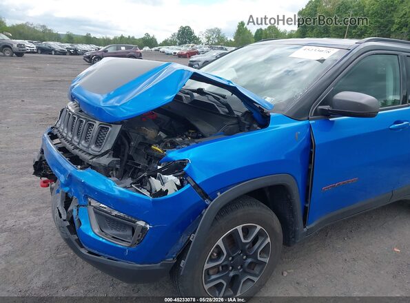 3C4NJDDB6KT728952 2019 JEEP COMPASS Blue 
