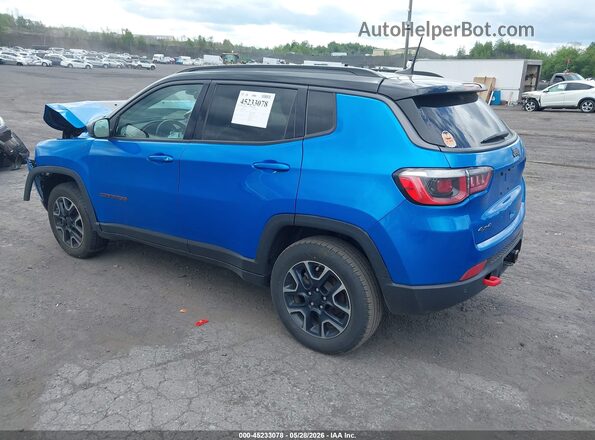 3C4NJDDB6KT728952 2019 JEEP COMPASS Blue 