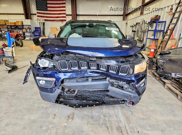 3C4NJDDB6KT733245 2019 JEEP COMPASS Blue 