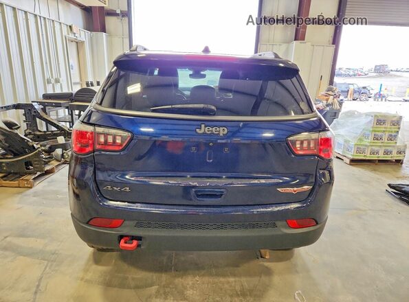 3C4NJDDB6KT733245 2019 JEEP COMPASS Blue 