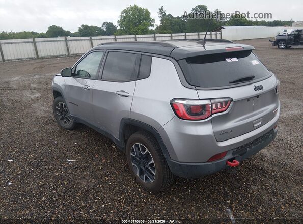 3C4NJDDB6KT739529 2019 JEEP COMPASS Gray Rear left