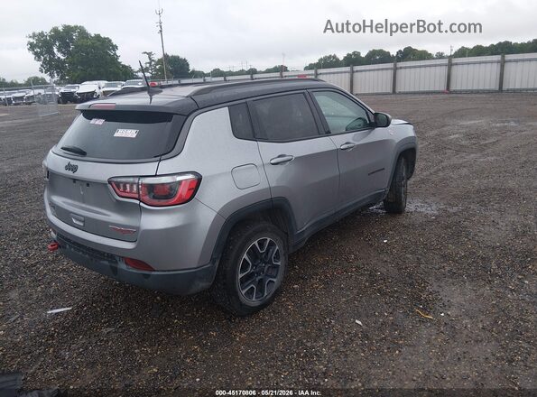 3C4NJDDB6KT739529 2019 JEEP COMPASS Gray Rear right