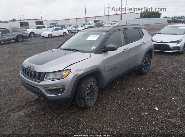 3C4NJDDB6KT739529 2019 JEEP COMPASS Gray Front left
