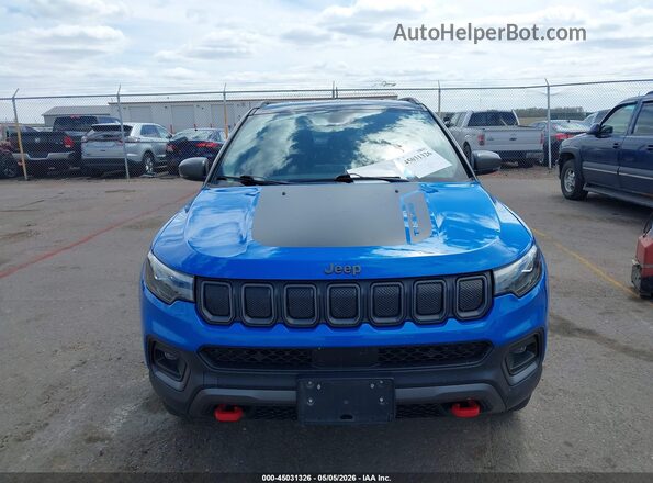 3C4NJDDB6NT132227 2022 JEEP COMPASS Синий Вид щитка приборов