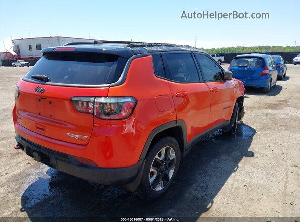 3C4NJDDB7HT657642 2017 JEEP NEW COMPASS Оранжевый Задняя правая четверть