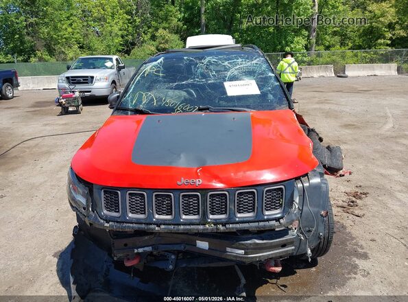 3C4NJDDB7HT657642 2017 JEEP NEW COMPASS Оранжевый Вид щитка приборов